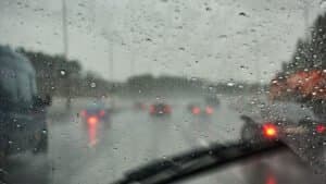 Conducción con lluvia